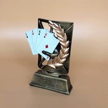 Load image into Gallery viewer, Resin poker cup Texas poker game trophy with CARDS